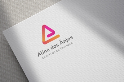 Imagem de Identidade visual única de Aline dos Anjos destaca-se no mercado.